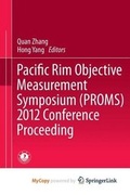 Cover: Pacific Rim Objective Measurement Symposium (Proms) 2012 Conference Proceeding - Springer