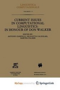 Abbildung von: Current Issues in Computational Linguistics - Springer