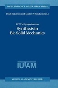 Cover: Iutam Symposium on Synthesis in Bio Solid Mechanics - Springer