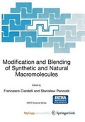 Cover: Modification and Blending of Synthetic and Natural Macromolecules - Springer