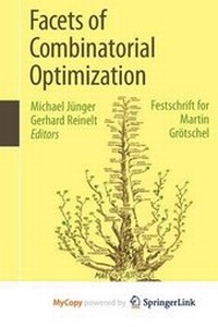 Enlarge image Cover: Facets of Combinatorial Optimization - Springer