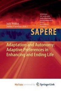 Enlarge image Cover: Adaptation and Autonomy - Springer
