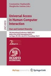 Abbildung von: Universal Access in Human-Computer Interaction - Springer