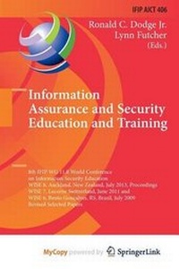 Enlarge image Cover: Information Assurance and Security Education and Training - Springer