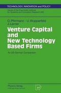 Cover: Venture Capital and New Technology Based Firms - Springer