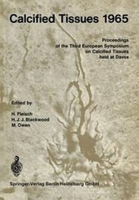 Enlarge image Cover: Calcified Tissues 1965 - Springer