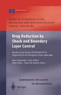 Enlarge image Cover: Drag Reduction by Shock and Boundary Layer Control - Springer