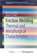 Cover: Friction Welding - Springer