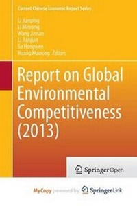Enlarge image Cover: Report on Global Environmental Competitiveness (2013) - Springer