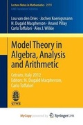 Cover: Model Theory in Algebra, Analysis and Arithmetic - Springer