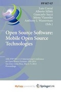 Cover: Open Source Software - Springer