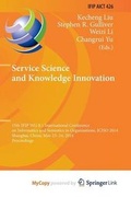 Cover: Service Science and Knowledge Innovation - Springer