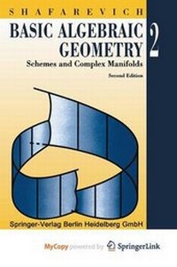 Abbildung von: Basic Algebraic Geometry 2 - Springer