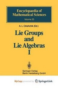 Abbildung von: Lie Groups and Lie Algebras I - Springer