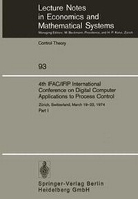 Enlarge image Cover: 4th Ifac/Ifip International Conference on Digital Computer Applications to Process Control - Springer