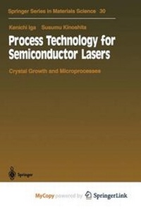 Enlarge image Cover: Process Technology for Semiconductor Lasers - Springer