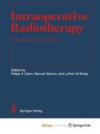 Enlarge image Cover: Intraoperative Radiotherapy - Springer
