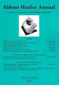Cover: Aldous Huxley Annual: 12 - Lit Verlag