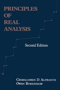 Enlarge image Cover: Principles of Real Analysis - Academic Press