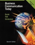 Cover: Business Communication Today - Pearson