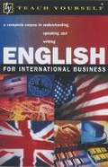 Cover: English for International Business - TEACH YOURSELF