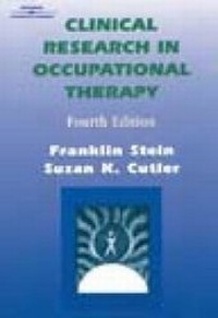 Abbildung von: Clinical Research in Occupational Therapy - Singular Publishing Group Inc.