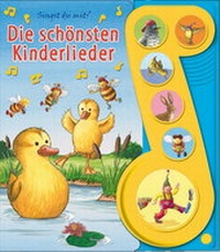 Abbildung von: 6-Button-Liederbuch, Die schönsten Kinderlieder - Phoenix International Publications Inc.