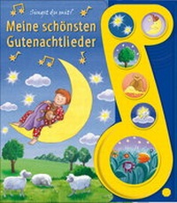 Abbildung von: 6-Button-Liederbuch, Meine schönsten Gutenachtlieder - Phoenix International Publications Inc.