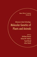 Cover: Advances in Gene Technology: Molecular Genetics of Plants and Animals - Academic Press