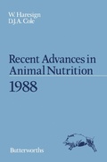 Cover: Recent Advances in Animal Nutrition 1988 - Butterworth-Heinemann