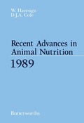 Cover: Recent Advances in Animal Nutrition - Butterworth-Heinemann
