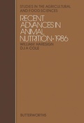 Cover: Recent Advances in Animal Nutrition - Butterworth-Heinemann