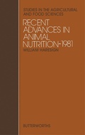 Cover: Recent Advances in Animal Nutrition - Butterworth-Heinemann