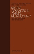 Cover: Recent Advances in Animal Nutrition - 1977 - Butterworth-Heinemann