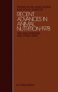 Cover: Recent Advances in Animal Nutrition- 1978 - Butterworth-Heinemann