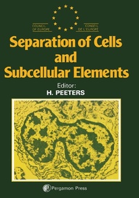 Enlarge image Cover: Separation of Cells and Subcellular Elements - Elsevier