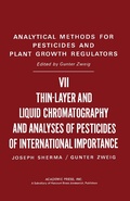 Cover: Thin-Layer and Liquid Chromatography and Pesticides of International Importance - Academic Press