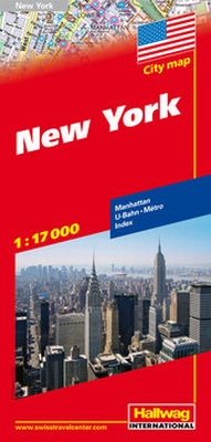 Abbildung von: New York Stadtplan 1:17 000 - Hallwag