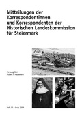 Cover: Mitteilungen der Korrespondentinnen und Korrespondenten der Historischen Landeskommission f&uuml;r Steiermark - Historische Landeskomm. f. Steiermark