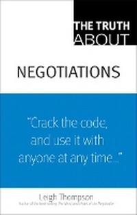 Enlarge image Cover: The Truth About Negotiations - Financial TImes Prentice Hall