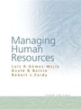 Cover: Managing Human Resources - Pearson