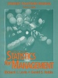 Cover: Student Solutions Manual - Pearson