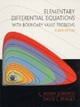 Cover: Elementary Differential Equations with Boundary Value Problems - Pearson