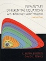 Cover: Elementary Differential Equations with Boundary Value Problems - Pearson