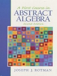 Enlarge image Cover: A First Course in Abstract Algebra - Pearson