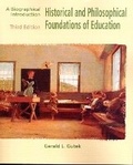 Cover: Historical and Philosophical Foundations of Education - Pearson