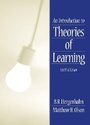 Cover: An Introduction to Theories of Learning - Routledge