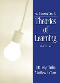 Enlarge image Cover: An Introduction to Theories of Learning - Routledge