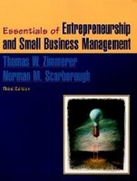 Enlarge image Cover: Essentials of Entrepreneurship and Small Business Management - Pearson