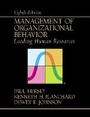 Cover: Management of Organizational Behavior - Pearson
